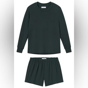 LAKE Relax Shorts Set in Conifer